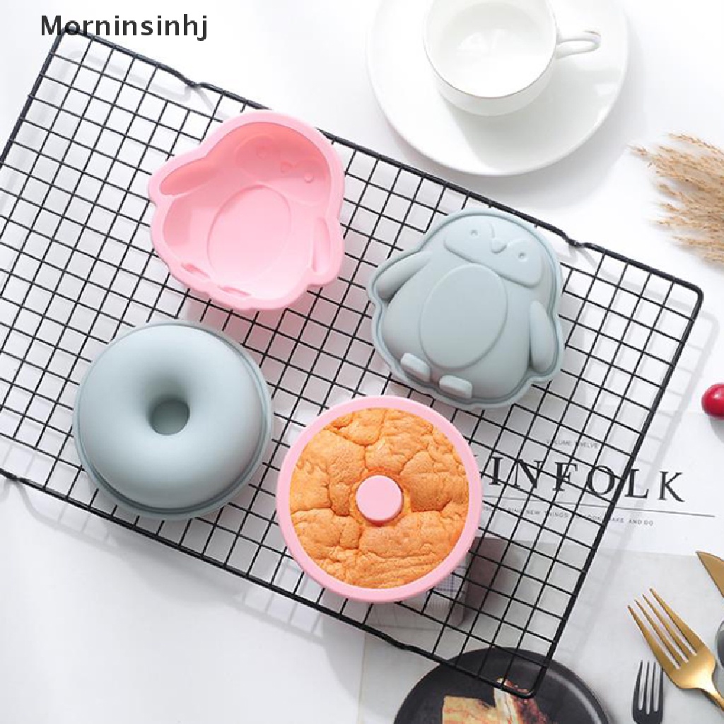 Mornin Cetakan Silikon Kue Bentuk Mobil Lobster Pinguin Kreatif DIY Kue Dessert Making id