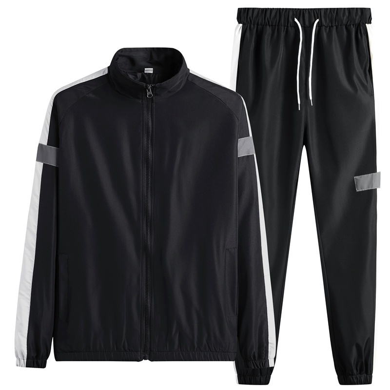 Baju Olah Pria Men's Sport Set Jaket Celana Panjang Set Pakaian Olahraga Pria Sport Wear