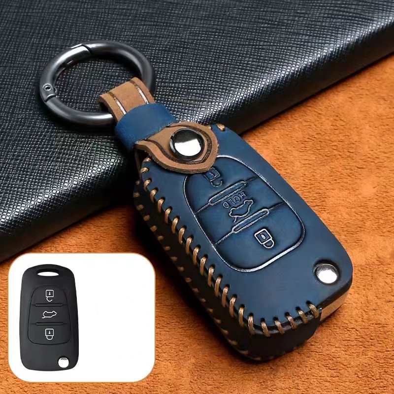 Untuk Mobil Cocok Untuk Kia smart key leather car key cover