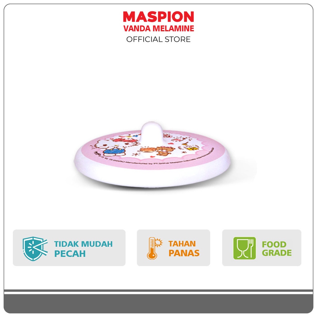 Maspion Vanda Melamin Tutup Gelas 3.5 Inch Hello Kitty