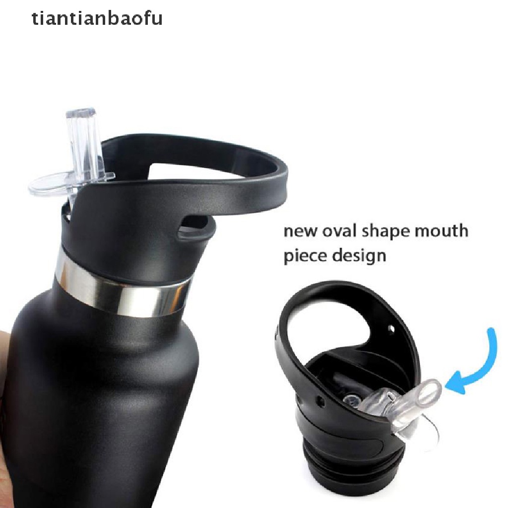 [tiantianbaofu] Air Minum Dengan Tutup Untuk Sedotan Flip Lids Mulut Water Bottle With Sedotan Butik