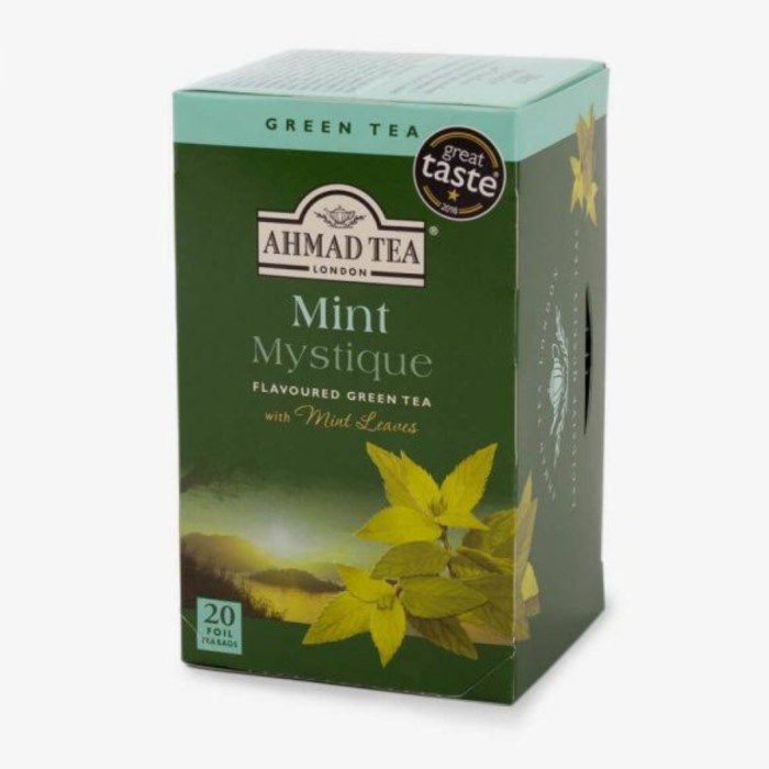 

ahmad tea mint mystique green per pack isi 20 sachet teh