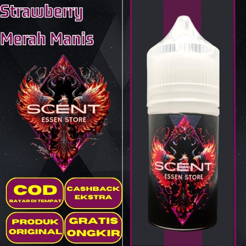 ESSEN BIANG STRAWBERRY MERAH MANIS MURNI SCENT / ESSEN SCENT BIANG STRAWBERRY MERAH MANIS / ESSEN BI
