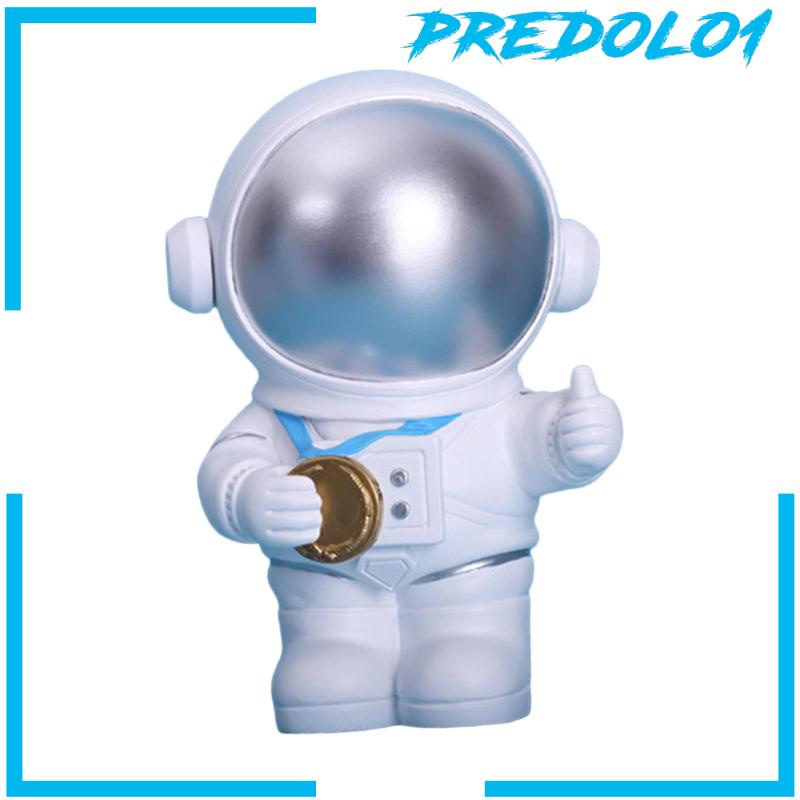 [Predolo1] Figurine Astronot Patung Angka Kerajinan Dekorasi Resin Untuk Ruang Tamu