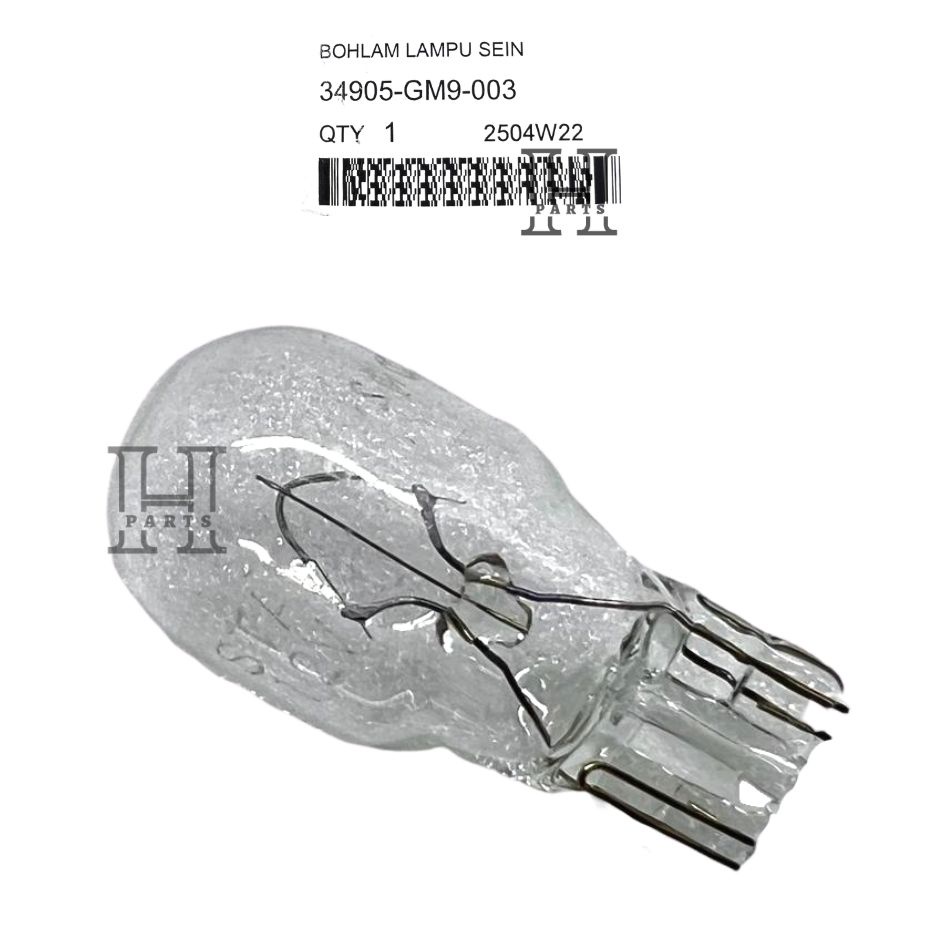 BOHLAM LAMPU SEIN LAMPU REM STOP BULB WINKER GRAND VARIO 110 KARBURATOR VARIO 125 150 FI ESP 34905-GM9-003 ASLI ORIGINAL AHM HGP HONDA