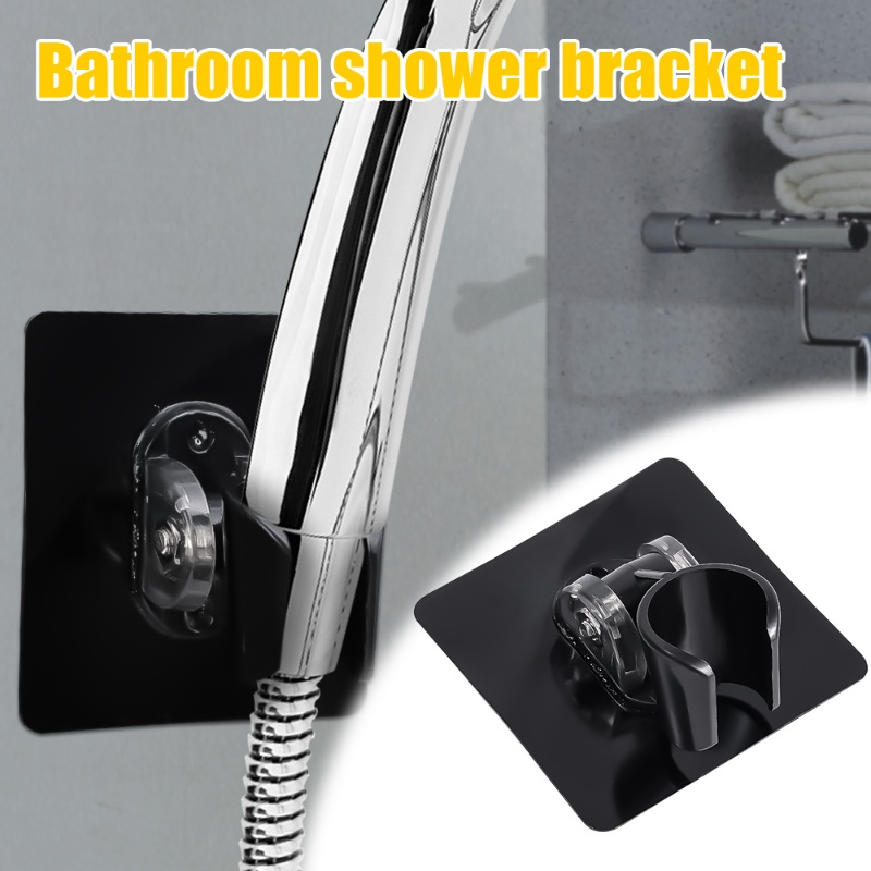 1pc Kualitas Tinggi Bebas Pukulan Adjustable Shower Head Holder/Braket Genggam Shower Kamar Mandi Berperekat