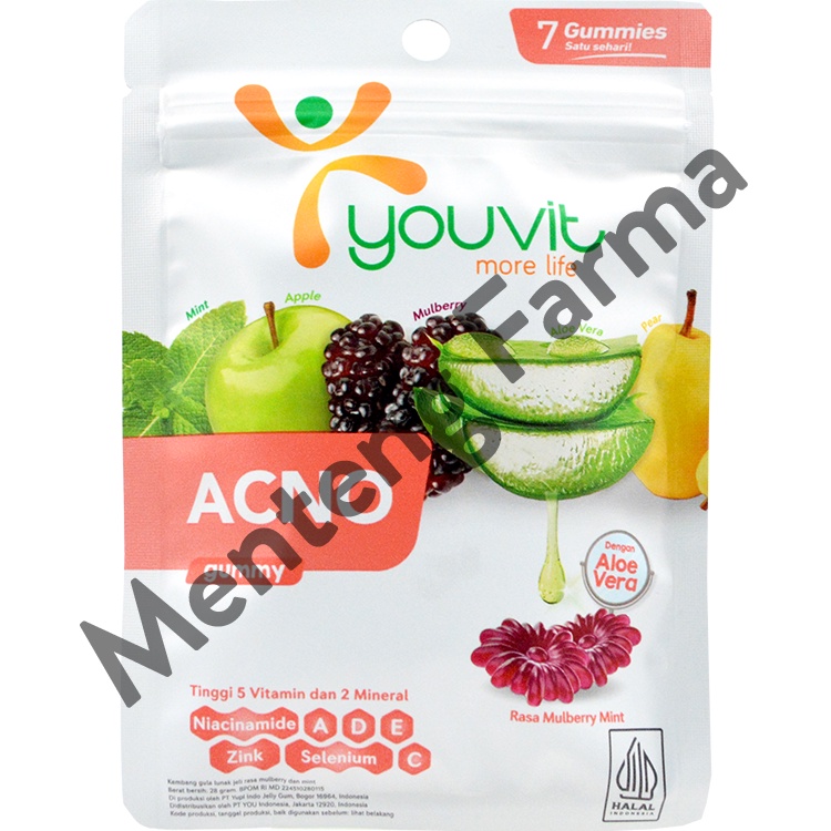 Youvit Acno 7 Gummies - Vitamin Untuk Kulit Berjerawat
