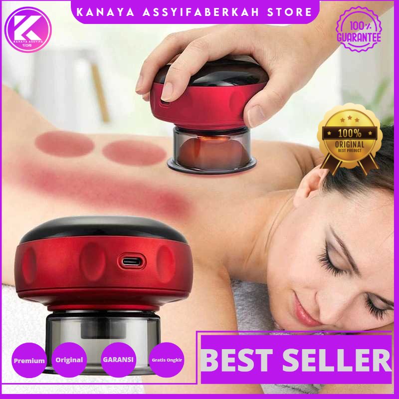 SUOLAER Alat Pijat Bekam Kerokan Elektrik Red Light Therapy Massager - DS-A23