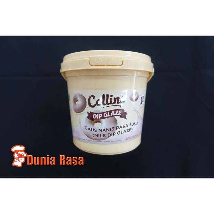 

Collins Dip Glaze Rasa Susu 1kg (Free MRJELLY Ekonomis 1 pcs)
