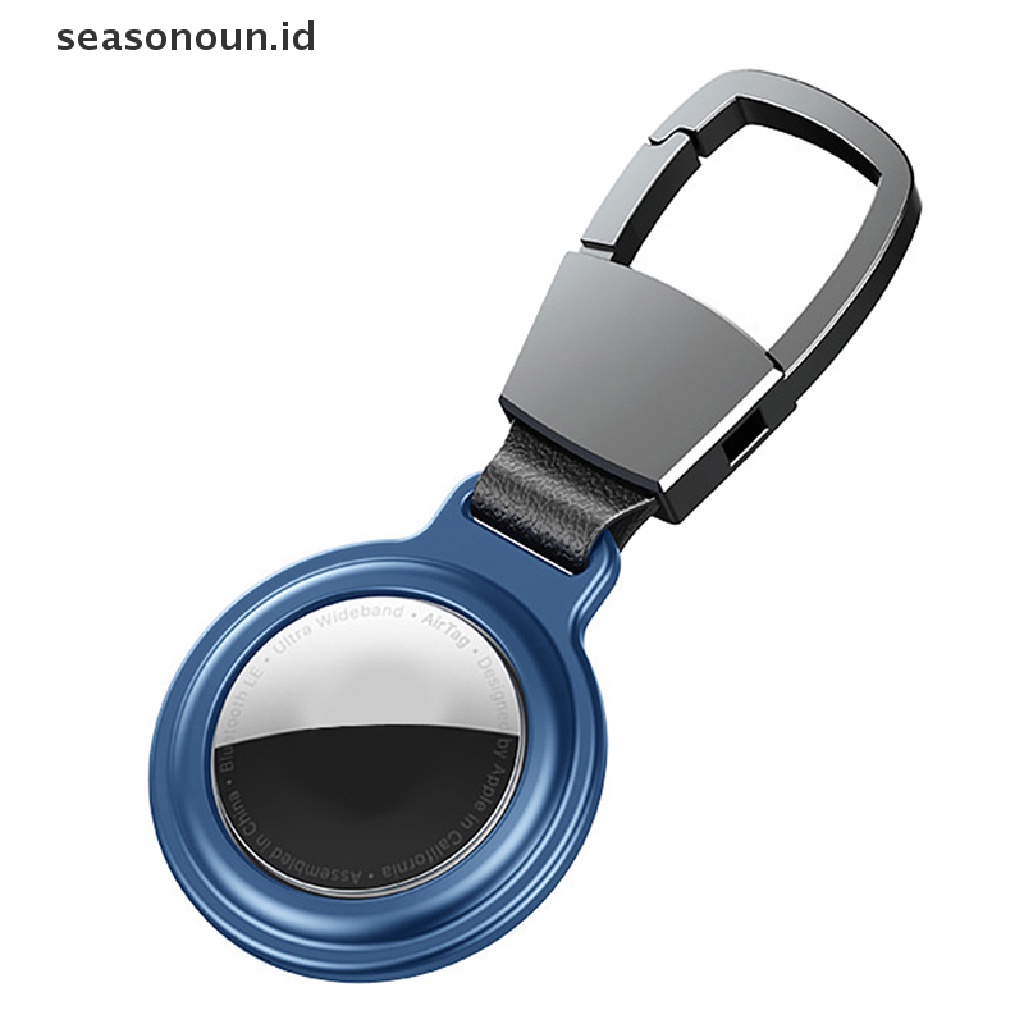 Seasonoun 1pc Airtag Case Pelindung Magnetik Untuk Airtags Cover Keychain Holder Tracker.
