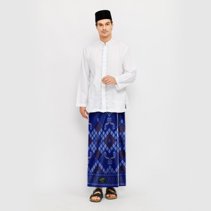 Sarung ATLAS Favorit Serasi Motif BHS KWG Biru 04