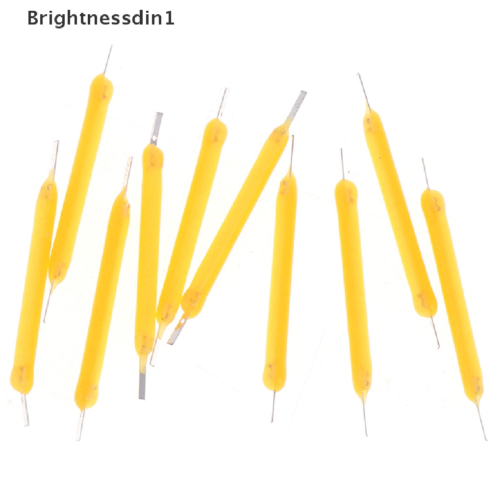 [Brightnessdin1] 10pcs LED COB Solar Power Filament Super Bright Bulb Sumber Cahaya Alat Lighg  Butik