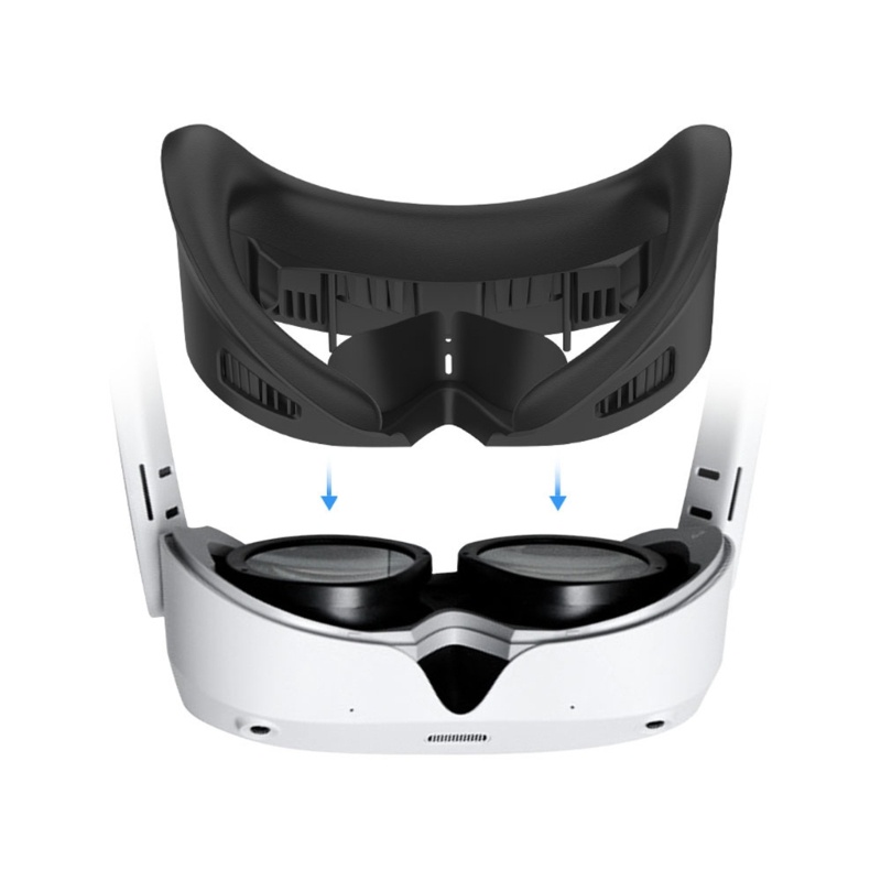 Gro VR Lubang Angin Wajah Soft Interface Bracket Spons Wajah Hidung Pad Untuk Headset Pico 4 VR