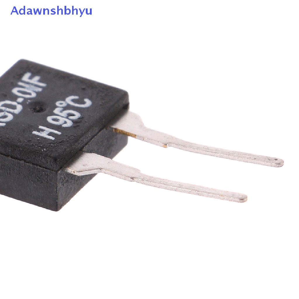 Adhyu 2Pcs Termostat Sensor Suhu Thermal Switch Biasa Terbuka KSD-01F 95degc ID