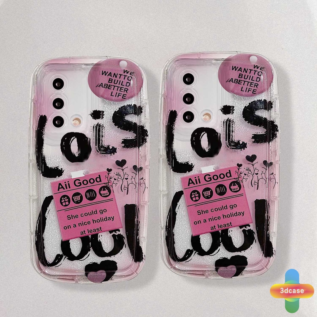 Casing OPPO A5S A57 A3S A76 A96 A16 A17 A17K A95 A55 A15 A54 A7 A5 A9 A31 A53 A33 2020 A77S A12 A12S A1K A16E A16K A54S Reno 7 7Z 8Z 5 4 6 8 5F 5K 4F 4 5 06 Lite A74 A15S A52 A11K A92 A35 A36 A11 A93 A32 A72 Ins English Graffiti Transparent Case