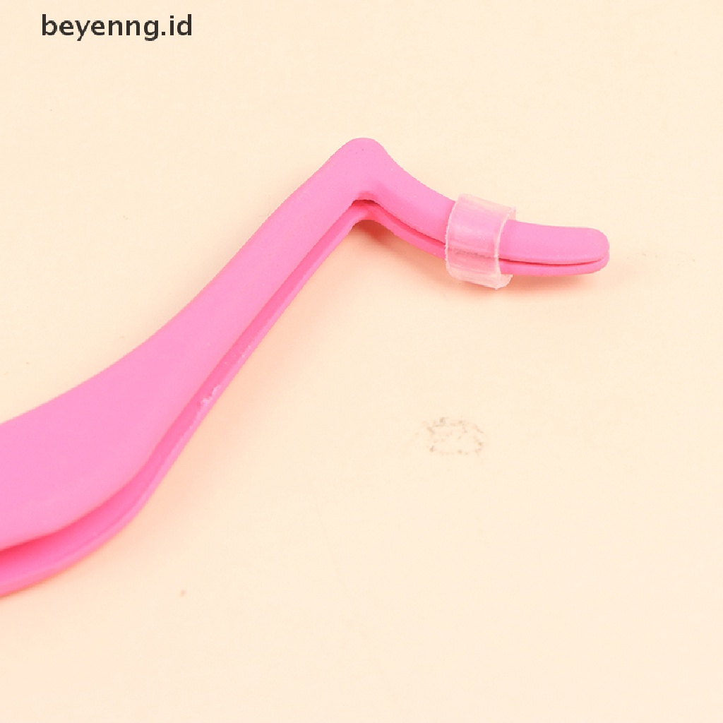 Beyen Penjepit Bulu Mata Palsu Aplikator Eyelash Extension Curler Nipper Clip Penjepit Alat ID