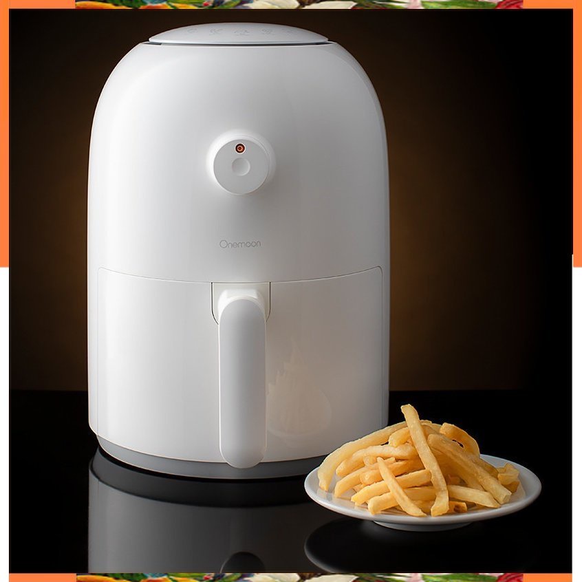 PROMO COD + Onemoon Air Fryer Mesin Penggoreng Tanpa Minyak 2L - OA1 - White PROMO COD +