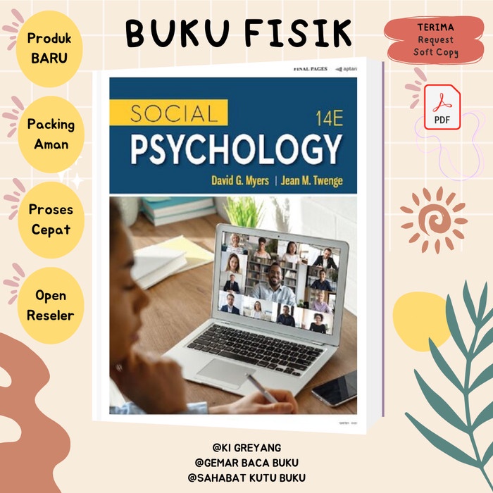 BUKU SOCIAL PSYCHOLOGY 14E - DAVID G. MYERS