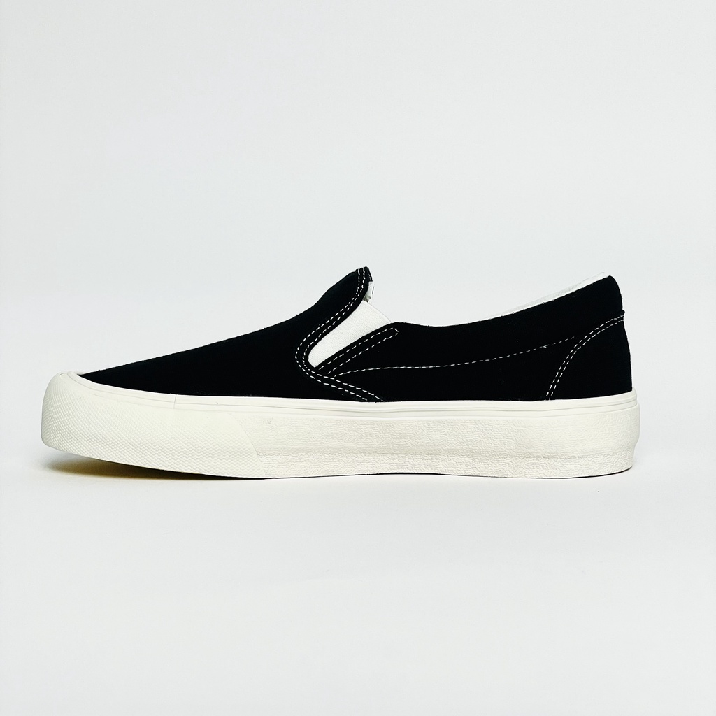 SIDSNEAKS Sepatu Slip on Exelas Black White Original