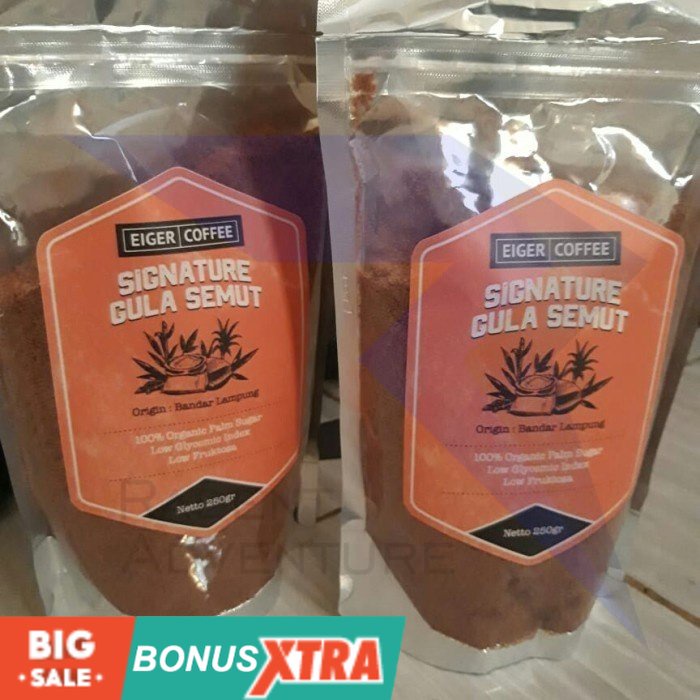 

Gula EIGER1989 Coffee Gula Semut Sugar Kopi Pouch Murah ORIGINAL KEREN AWET