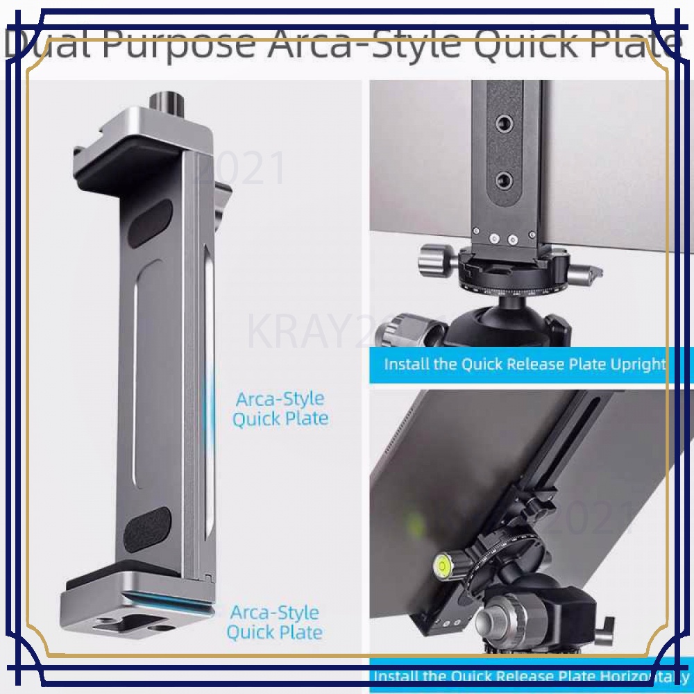 Dudukan Tablet Clip Bracket Holder Mount Tripod Monopod -TP477