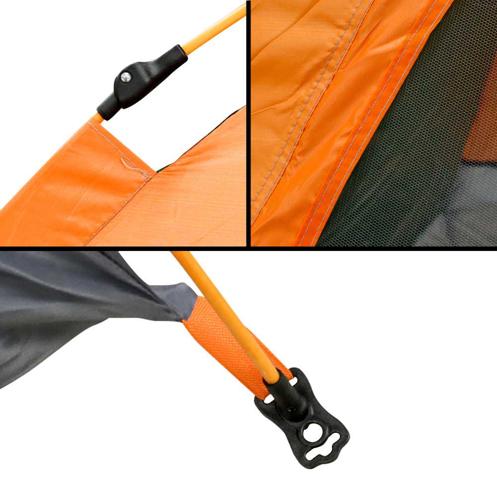 Tenda Camping Buka Otomatis Quick Open Waterproof Kapasitas 2-3 Orang