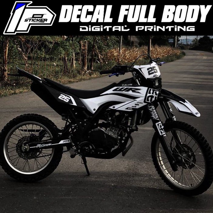 DECAL WR PUTIH HITAM FULL BODY