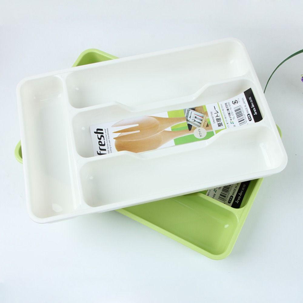 Solighter Cutlery Tray Rak Holder Rumah Gadget Dapur Plastik