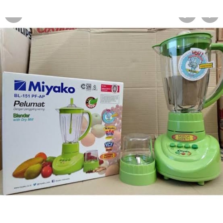 Blender Plastik Miyako 2in1 151 PF-AP/ 1.5 Liter / blender portable