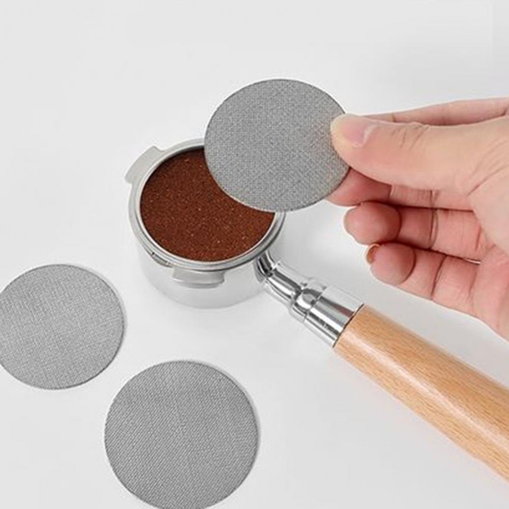 ღ 51/53/58Mm Filter Kopi Reusable Screen Mesh Stainless Steel Penyaring Kopi Mesin Kopi Menangani Filter mesh Kopi Aksesori untuk Minum