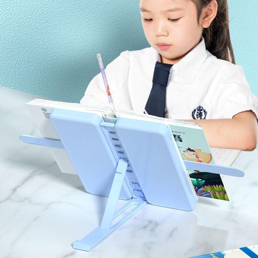 Rak Buku Baca Nanas Untuk Kantor Sekolah Portable Foldable Reading Stand