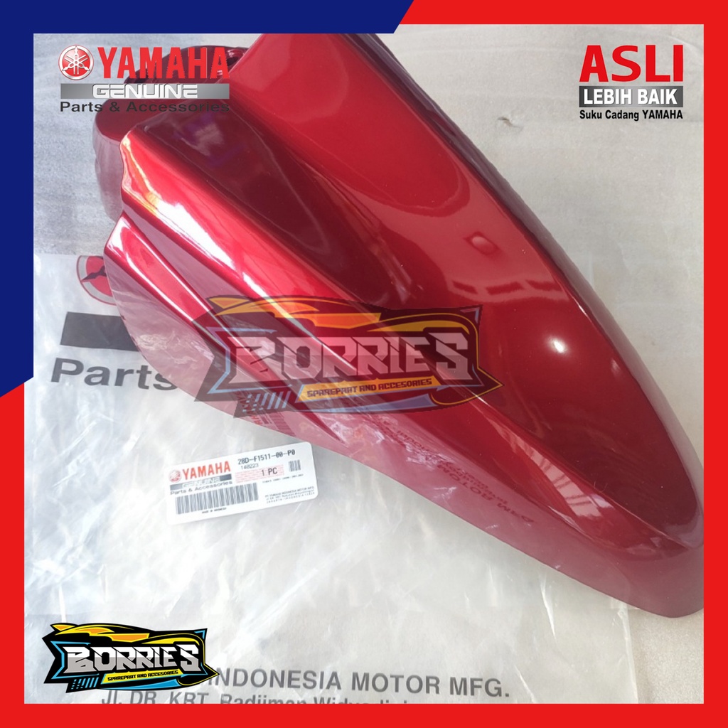 SPAKBOR DEPAN FENDER FRONT 28D-F1511-00-P0 MIO SMILE MERAH MAROON