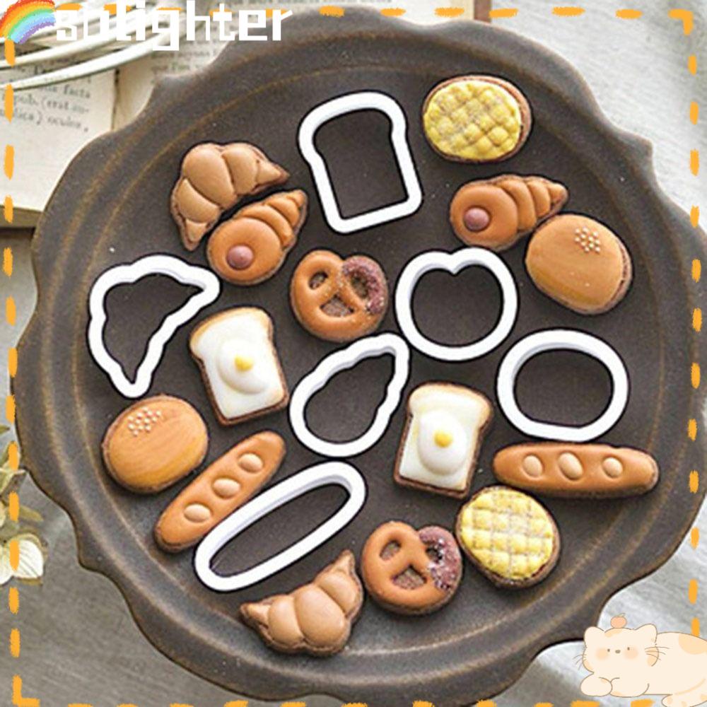 Solighter 6pcs/set 3D Biskuit Cetakan DIY Alat Kue Cetakan Kue Kelinci Cookie Cutter Plunger Hari Valentine