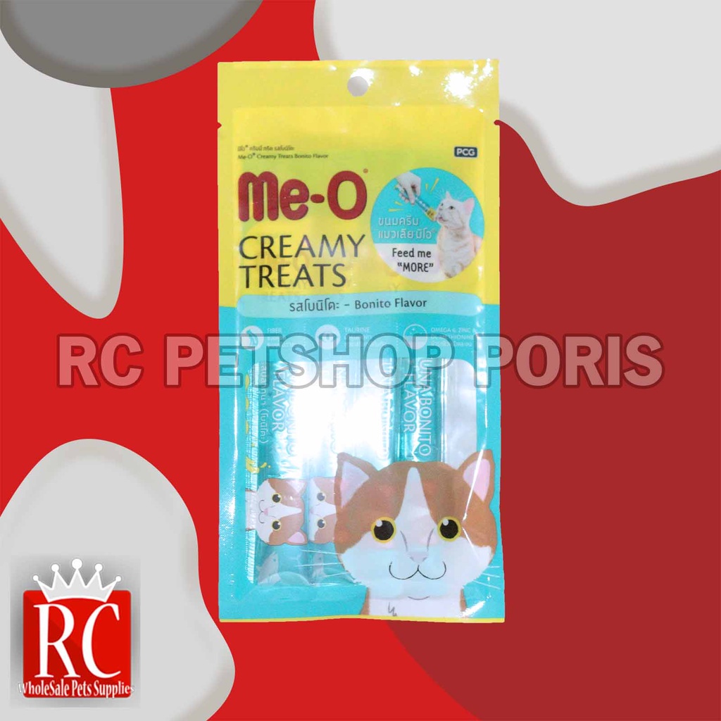 Meo Creamy Treats Snack Kucing me-o meo 15 Gram