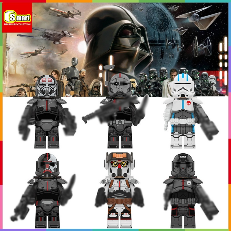 Star Wars Mini Figure Destroyer Front Sight Echo Hunter Teknisi Puzzle Rakitan Blok Bangunan Mainan