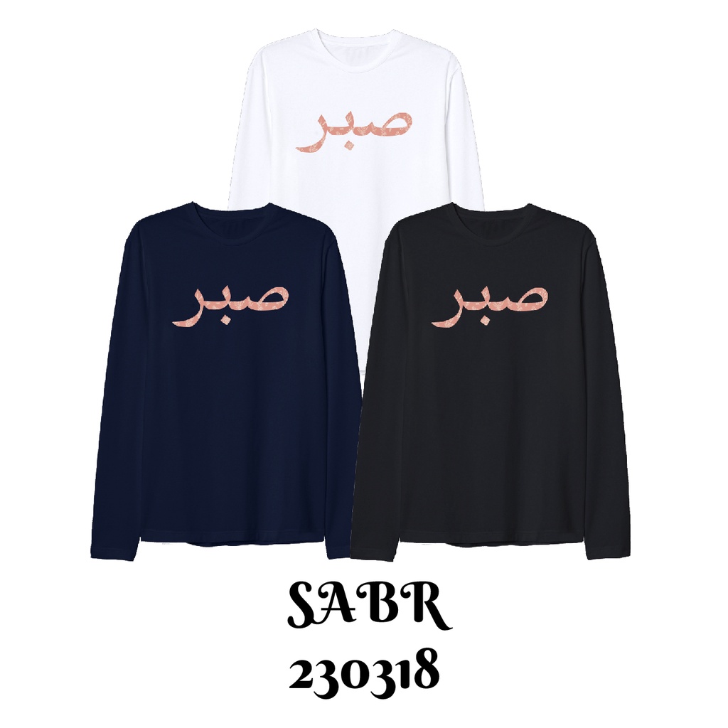 Baju Kaos Lengan Panjang Muslim Edisi RAMADHAN Ready Bayi sampai Dewasa Bahan Katun Combed 30s