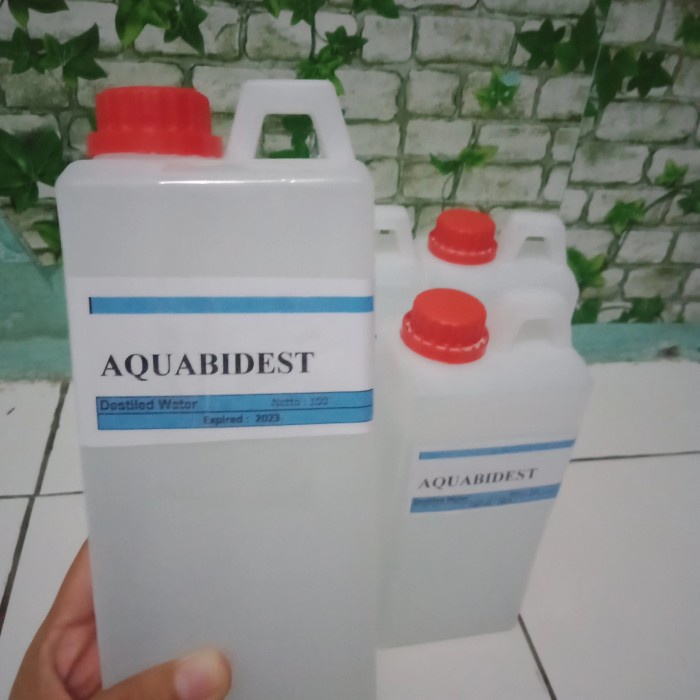 akua bides/aquabidest 1 liter