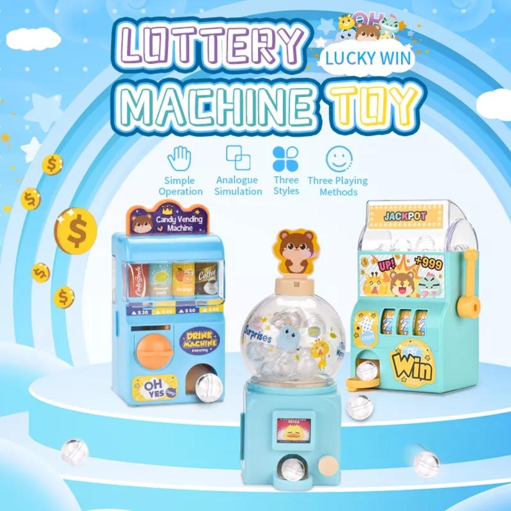 Lanfy Simulasi Vending|Lucu Anak Hadiah Simulasi Mainan Desktop Ornamen Permainan Puzzle Sembako Mainan Togel Masa Kecil