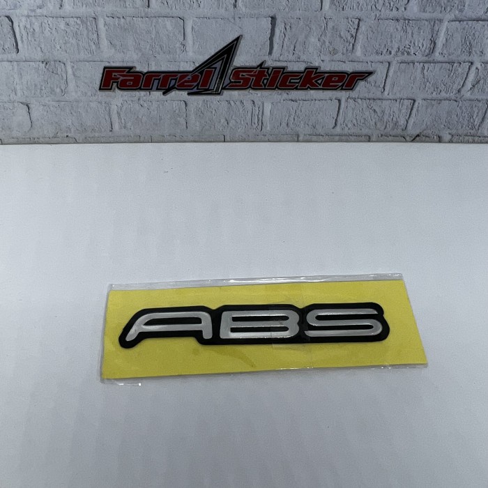 Sticker ABS stiker ABS embos Satuan