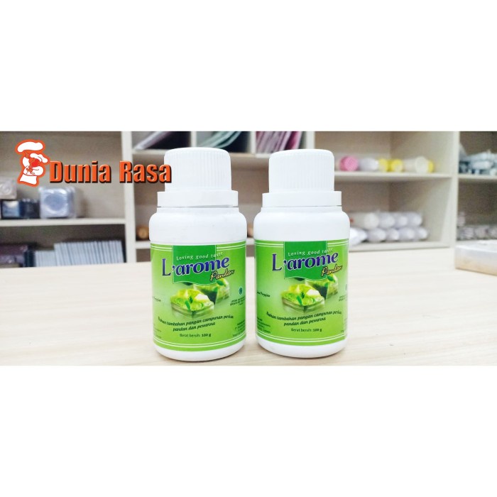 

Larome Pandan 100gr (Gratis MRJELLY agar-agar 1 Sachet)