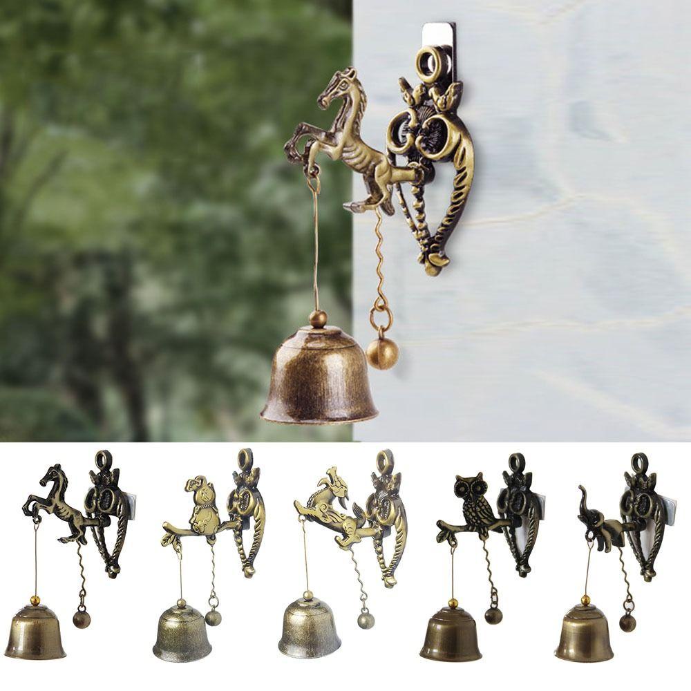 Solighter Metal Bell Vintage Windchime Hiasan Dinding Ornamen Toko Pintu Tokokeeper