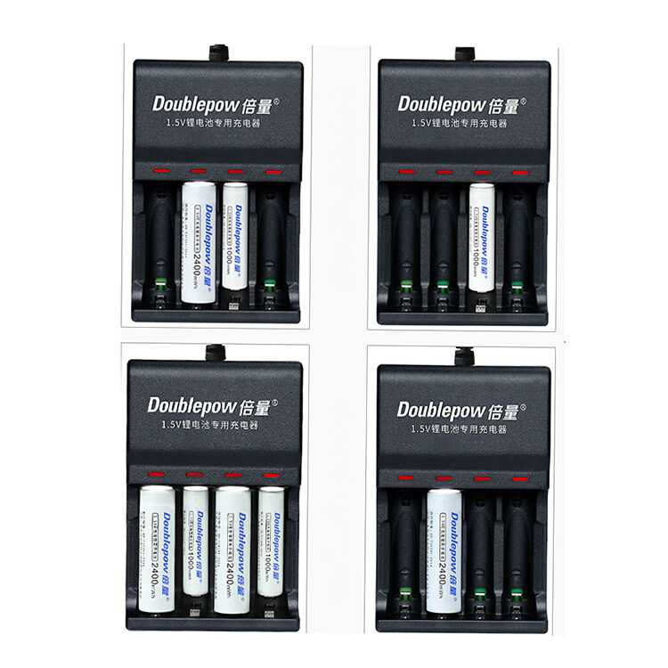 (BISA COD) FTIHSHP Doublepow USB-Powered Charger Baterai 4 Slot AA/AAA 1.5V - DP-L152