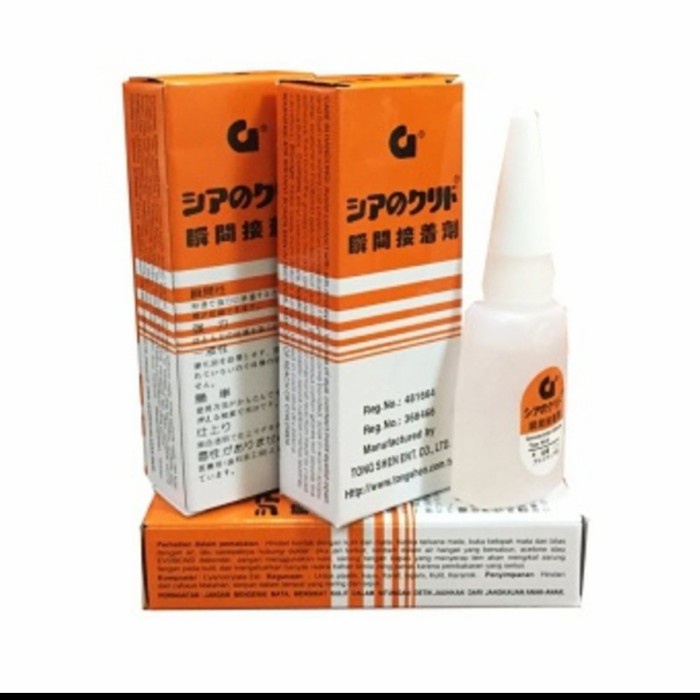 

Lem Perekat Serbaguna - Lem Korea Cair Merk G - Lem Tetes - Super Glue