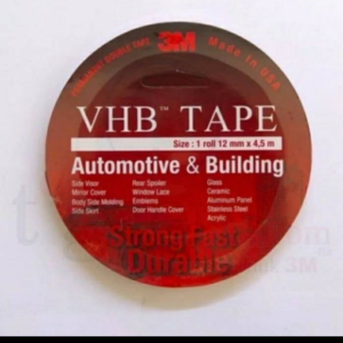 

Double tape 3M ORI 12MM x 4,5M / perekat 2 sisi