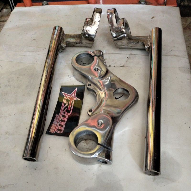 stang stir JRS set segitiga atas T RJ/EGR pncb gl MP Tiger diameter  as 31