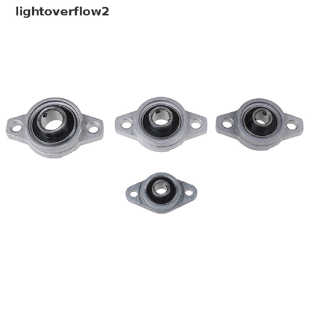 [lightoverflow2] Bantalan Lubang Dorong 8mm 10mm 12mm 15mm pillow bearing Blok Dipasang [ID]