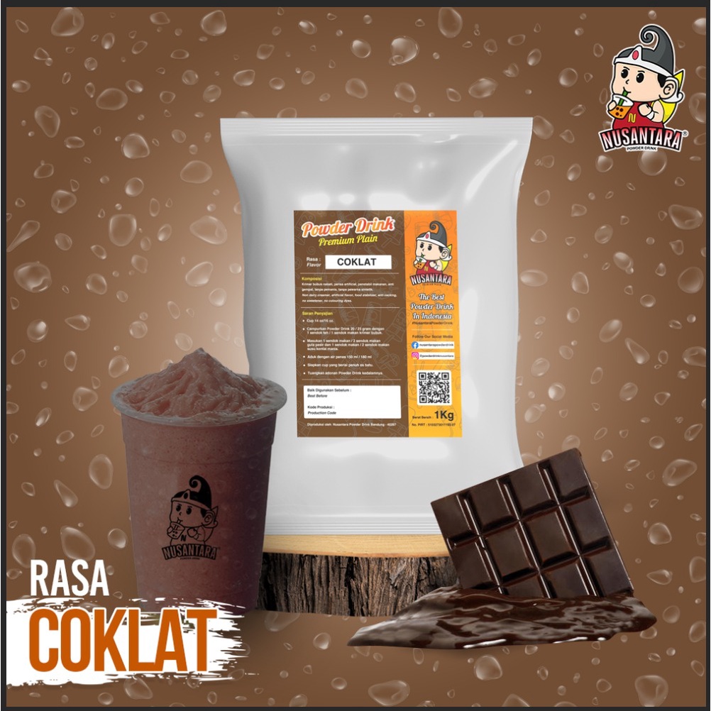 

BEST SELLER Bubuk Minuman COKLAT / CHOCOLATE Powder 1000g - PRIME Drink - POWDER DRINK