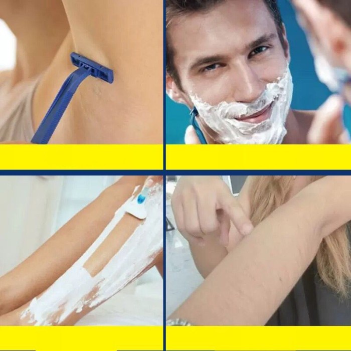 Alat Cukur Jenggot 2 Mata Pisau Alat Cukur Kumis / Alat Cukur Jenggot 2 Mata Pisau