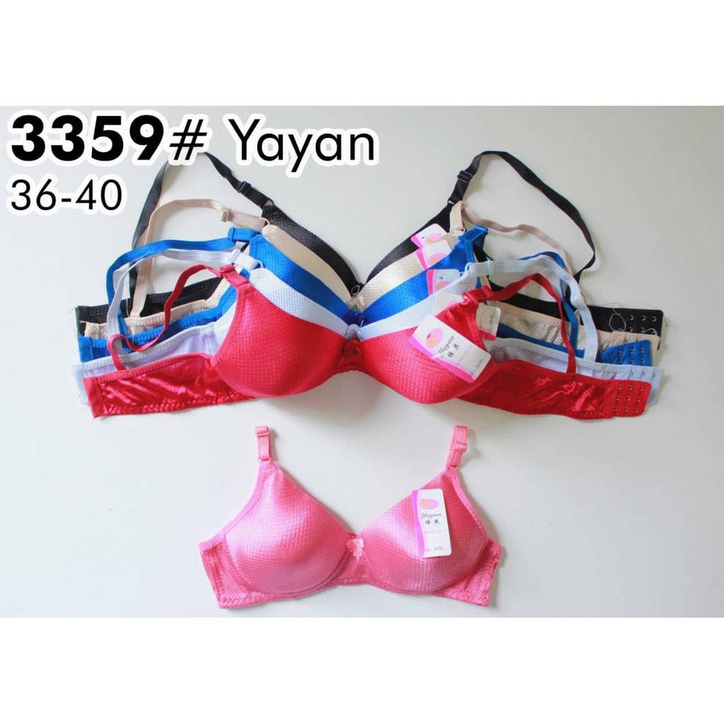 OTS 672 - Bra Bh XiangCao Yiyi NaJwa Polos Motif Renda Bh Busa Tanpa Kawat Kancing Bra Pakaian Dalam Dewasa Remaja
