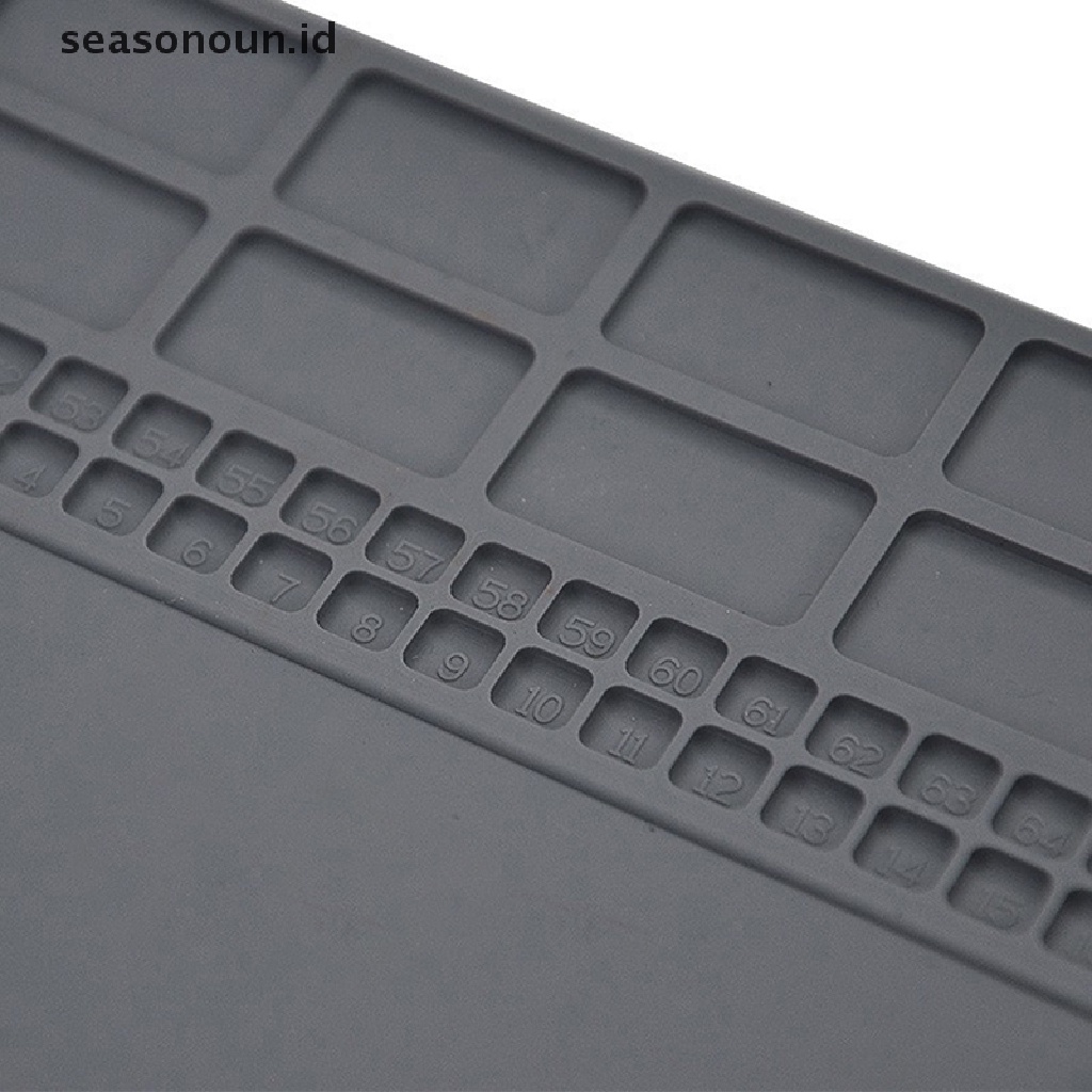 Seasonoun Electronic Repair Mat Heat Insulation Repair Pad Solder Alas Stasiun Kerja Plat Pemeliharaan.